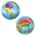 Mapa sveta BioBall gumová lopta 23cm - Mondo Toys