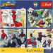 Marvel Spider-Man - 4 x 88 ks Premium Plus Kids puzzle - Trefl