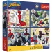 Marvel Spiderman - 4 x 88 ks Premium Plus Kids puzzle - Trefl obrázok 1