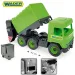 Middle Truck: Odpadové auto 43 cm zelené - Wader