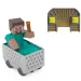 Minecraft RC diaľkovo ovládaný banský vozík so figurkou Stevea – Mattel obrázok 2
