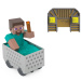 Minecraft RC diaľkovo ovládaný banský vozík so Steve figúrkou – Mattel