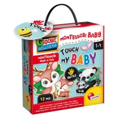 Montessori Baby Touch zvieratá logická skladačka - Lisciani