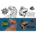 Must... Jurassic World linajkový zošit s maľovankou 40str. vo dvoch variantoch