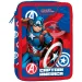 Must: Avengers - Captain America dvojposchodový plnený peračník 15x21x5cm obrázok 1