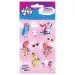 My little pony set samolepiacich nálepiek 5ks na 8x12cm hárku