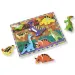 Ľahko uchopiteľné, drevené forma puzzle Dinosaury - Melissa &amp; Doug