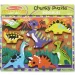 Ľahko uchopiteľné, drevené forma puzzle Dinosaury - Melissa &amp; Doug