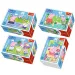 Najkrajšie dni Peppa Pig 54 ks-ové mini puzzle 4 rôzne varianty - Trefl
