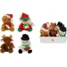 Nicotoy: Vianočná plyšová postavička v rôznych variantoch 1ks 18cm - Simba Toys