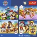 Paw Patrol - 4 x 88 ks Premium Plus Kids puzzle - Trefl obrázok 2