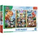 Paw Patrol Ostrov dinosaurov - 3 x 80ks puzzle - Trefl obrázok 1