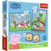 Peppa Pig 2v1 puzzle a pexeso - Trefl