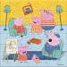 Peppa Pig 42 dielne puzzle na vymaľovanie