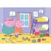 Peppa Pig Supercolor 2v1 puzzle 2x20ks - Clementoni