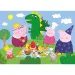 Peppa Pig Supercolor 2v1 puzzle 2x20ks - Clementoni