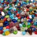 PlayBox: Farebné sklenené navliekacie dekoračné korálky 1kg balenie obrázok 1