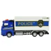 Police Set: Policajné nákladné auto so zotrvačníkom, svetlom a zvukom v rôznych verziách 19cm 1ks