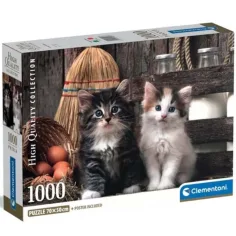 Pôvabné mačiatka HQC 1000ks puzzle - Clementoni