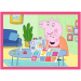 Prasiatko Peppa – 4 v 1 12,15,20,24 dielikové puzzle – Trefl