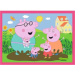 Prasiatko Peppa – 4 v 1 12,15,20,24 dielikové puzzle – Trefl