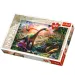 Puzzle - na území dinosaurov 100 ks - Trefl obrázok 1