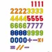 Quercetti: Magnetické číslice 48ks