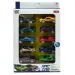 Racing Car: 10-dielny set pretekárskych áut 6cm 1/72