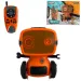 RC interaktív TalkBot robot vysielačka s režimom chôdze v oranžovej farbe 2,4GHz obrázok 1