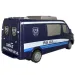 RC SWAT policajný mikrobus na diaľkové ovládanie so svetlom 27MHz 1/32  25cm