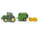 SIKU traktor John Deere s okrúhlym lisom na balíky 1/72
