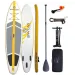 Sivo-oranžový set SP-320 SUP Stand Up Paddle 320 cm - Spartan