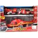 S.O.S. Station: 3-dielny set hasičských vozidiel s vrtuľníkom