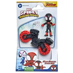 Spider-Man Póki a úžasní priatelia: Miles Morales a jeho motorka herná súprava - Hasbro obrázok 1