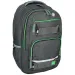 Spirit: Campus sivá a zelená zaoblená školská taška, batoh 46x33x22cm