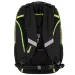 Spirit: Campus zeleno-čierna zaoblená školská taška, batoh 46x32x19cm