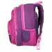 Spirit: Fialovo-ružová ergonomická školská taška batoh so vzorom motýľa