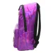 Spirit: Metalická fialová školská taška, batoh 43x31x19cm