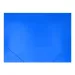 Spirit: Neónovo-modrý obal na dokumenty s gumičkou A3