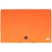 Spirit: Obal na dokumenty A4 s 12 priehradkami v neónovo-oranžovej farbe