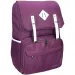 Spirit: Purpurový batoh s bielymi popruhmi 47x33x17cm