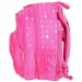 Spirit: Ružová srdiečková ergonomická školská taška s flitrami
