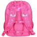 Spirit: Ružová srdiečková ergonomická školská taška s flitrami