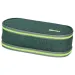 Spirit: Tmavo a svetlozelený oválny poschodový peračník 23x10cm