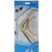 Spirit: Trojuholníkové transparentné pravítko s uhlomerom 22cm