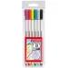 Stabilo: Pen 68 brush 6 dielny set fixiek