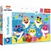 Šťastná rodina Baby Shark 24 dielne Maxi puzzle - Trefl