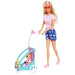 Steffi Love: Cyklistka Steffi bábika s detským prívesom za bicykel - Simba Toys