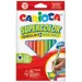 SuperColor 12-dielny set trojhranných farebných ceruziek maxi - Carioca
