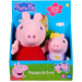 Súprava 2 plyšových figúrok Peppa prasiatko a Evie